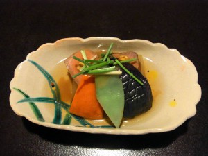 ローストビーフと加賀野菜